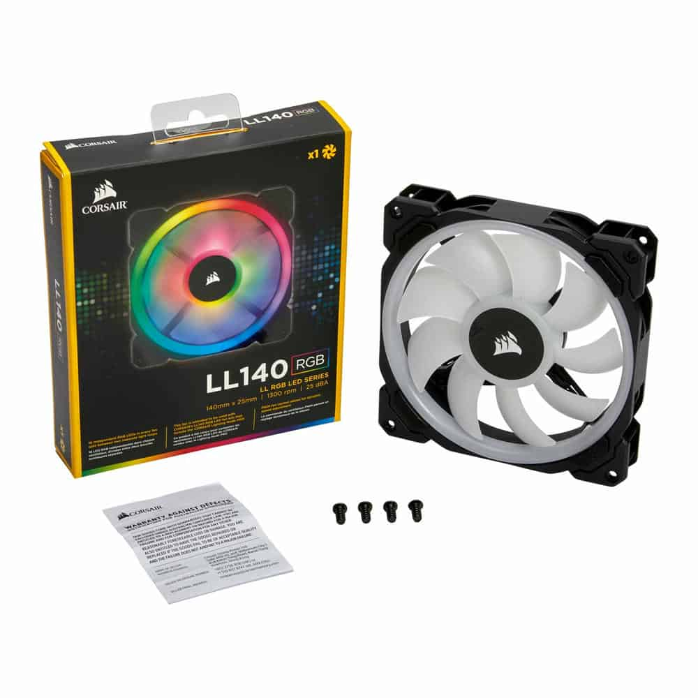 (image for) Corsair LL140 RGB 140mm Dual Light Loop 1 Fan Expansion Pack